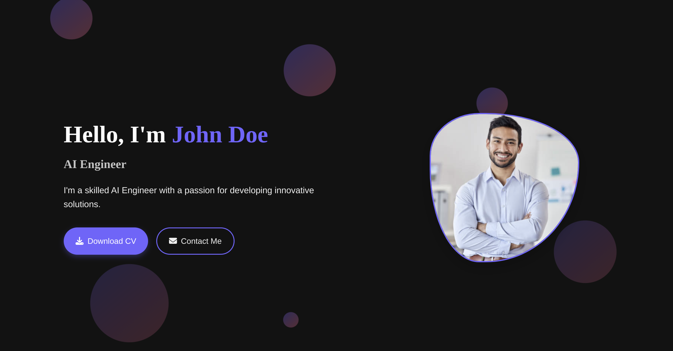 Template 4 - John's Portfolio